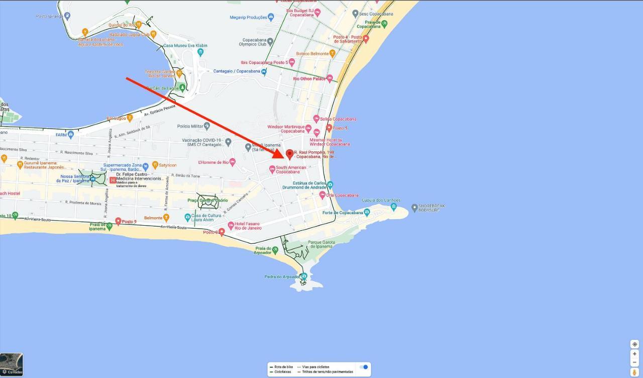 2Qtos: Copacabana, Ipanema E Metro! Rio de Janeiro Kültér fotó